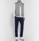 RLX Ralph Lauren - Slim-Fit Quilted Shell and Mélange Wool-Blend Golf Gilet - Gray