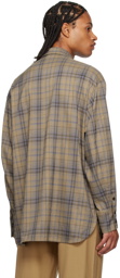 LOW CLASSIC Beige Check Shirt