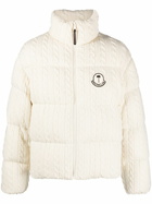 Moncler X Palm Angels Neutral Dendrite Puffer Jacket