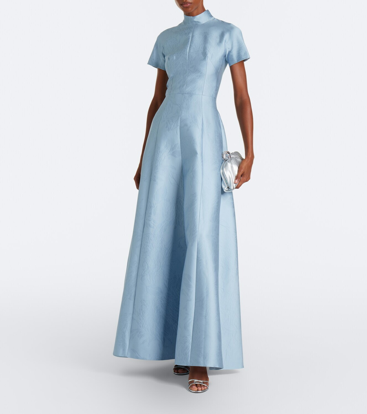 Emilia Wickstead Malinda floral cloqué gown