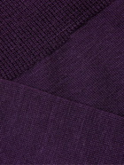 Falke - Airport City Virgin Wool-Blend Socks - Purple