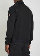 Moncler Grenoble Logo-appliquéd Stretch-jersey Sweatshirt Black