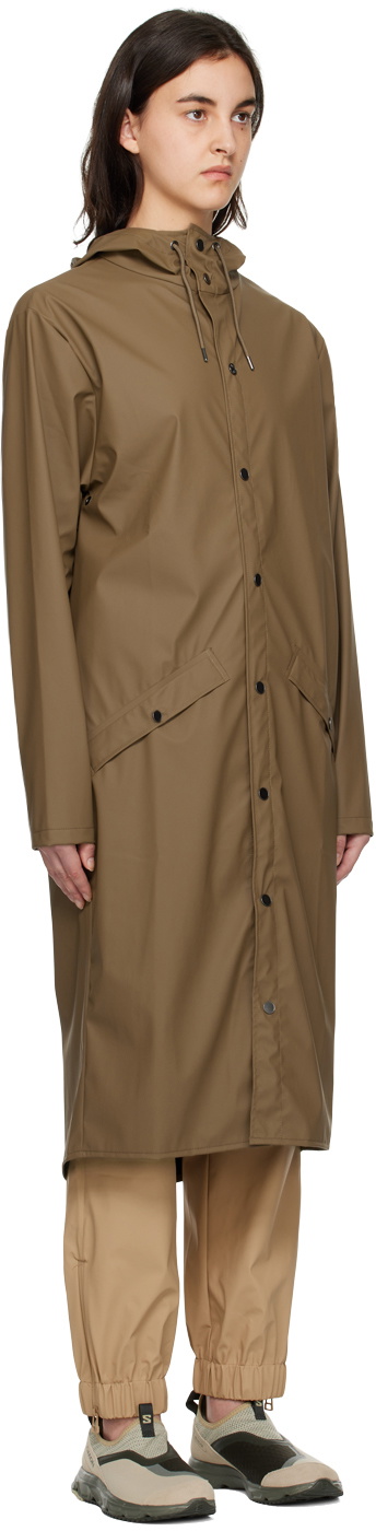 Rain coat T in brown
