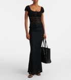 Montce Natalia crochet maxi skirt