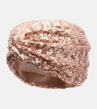 Valentino VLogo sequined head wrap
