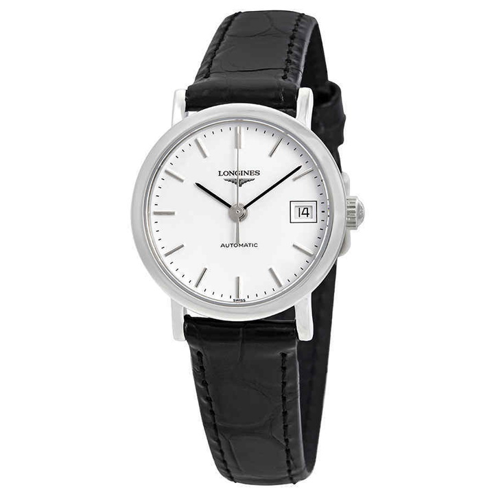 Photo: Longines Elegant Automatic White Dial Ladies Watch L4.309.4.12.2