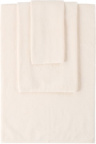 Tekla Off-White Terrycloth Towel Set, 3 pcs