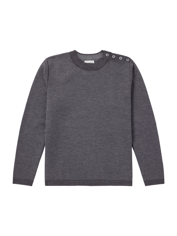 Photo: S.N.S. Herning - Naval Virgin Wool Sweater - Gray
