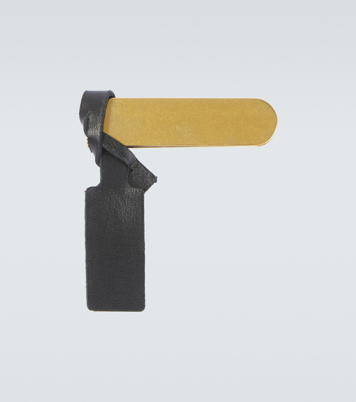 Saint Laurent Leather-trimmed bill clip