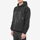 VTMNTS Men's Dripping Barcode Popover Hoody in Black