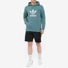 Adidas Men's Trefoil Hoody in Hazy Emerald