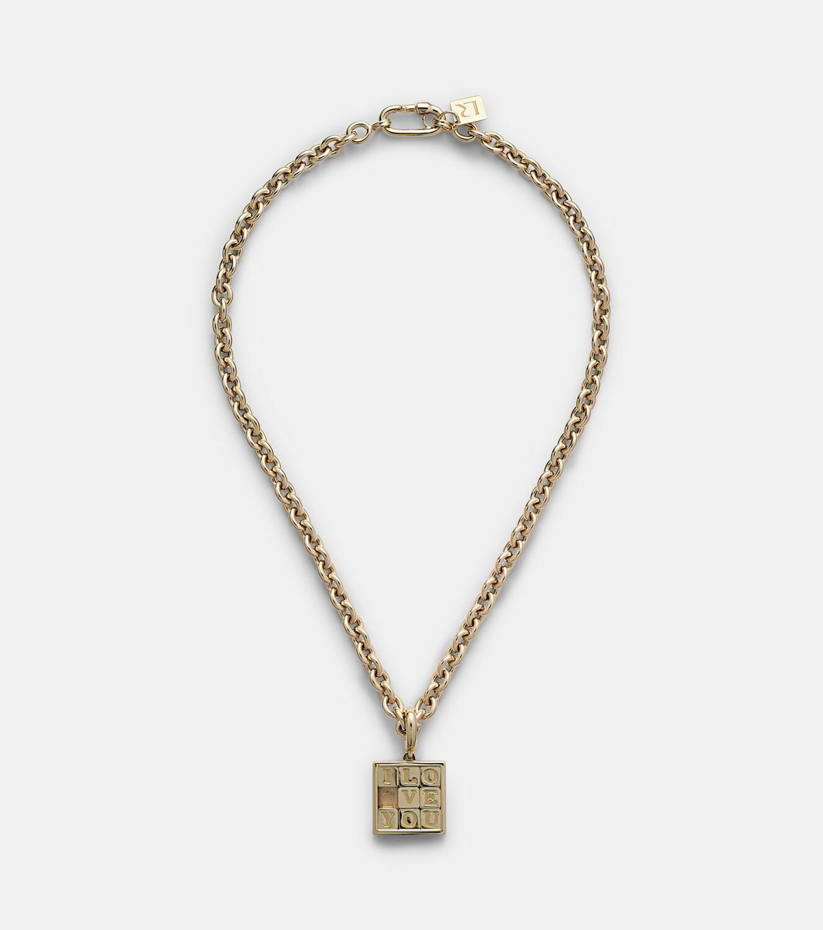 Lauren Rubinski Bruno Baby & Lee 14kt gold pendant necklace