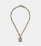 Lauren Rubinski Bruno Baby & Lee 14kt gold pendant necklace
