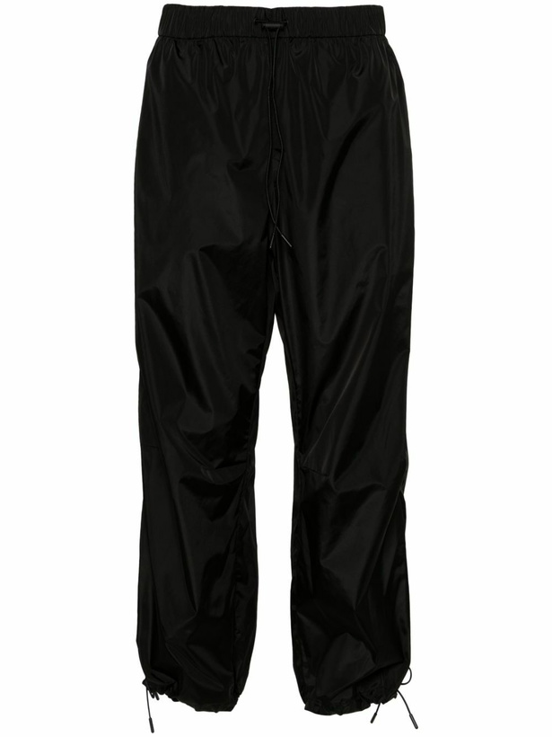 Photo: Simone Rocha Black Drawstring Straight-Leg Track Pants