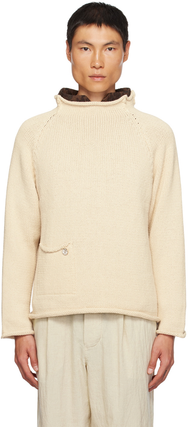 XENIA TELUNTS Beige Undyed Sweater