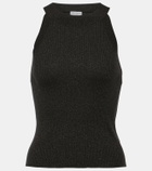 Brunello Cucinelli Cashmere and silk-blend tank top