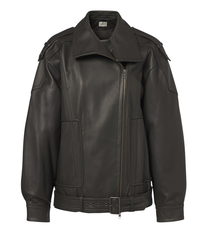 Photo: Vince Oversized leather biker jacket