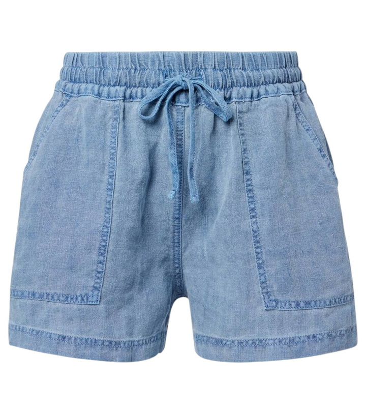 Photo: Velvet Sutton linen shorts