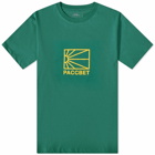 PACCBET Men's Sun Logo T-Shirt in Dark Green