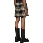Rick Owens Black & Off-White Tower Bela Boxers Shorts