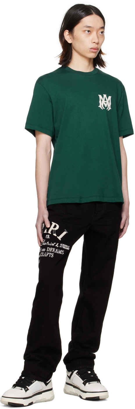 AMIRI Green 'MA' T-Shirt