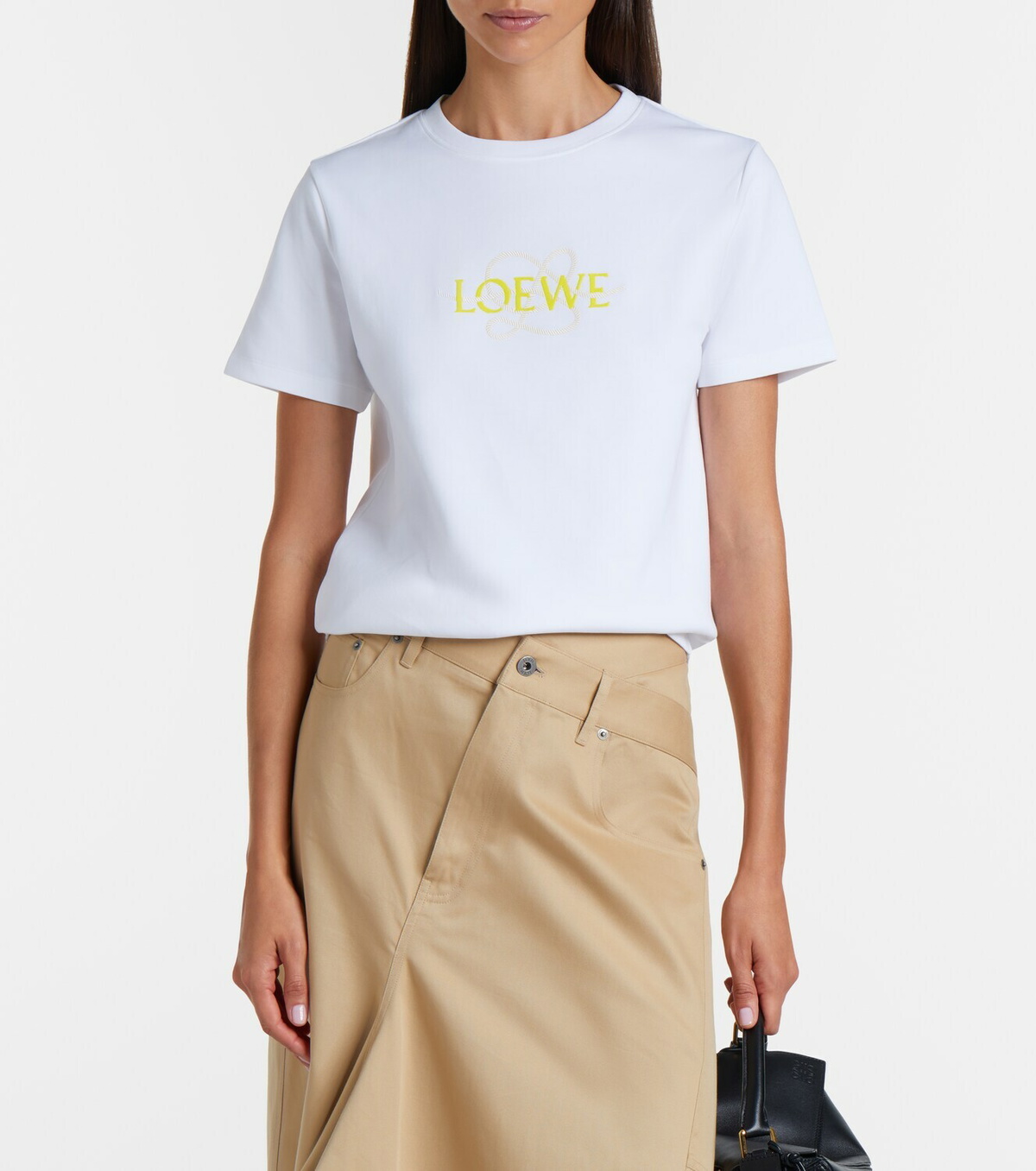 Loewe Logo cotton-blend jersey T-shirt