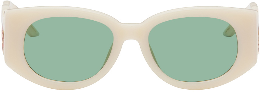 Casablanca Off-White 'The Memphis' Sunglasses