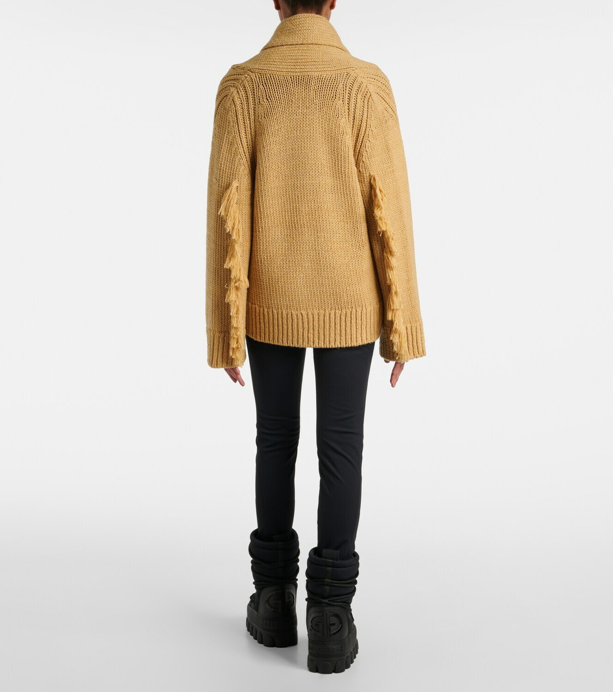 Goldbergh Nora intarsia wool-blend cardigan