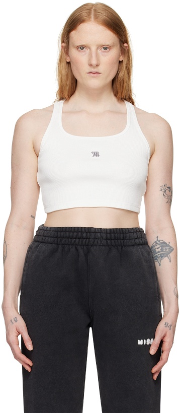 Photo: MISBHV White Cropped Tank Top