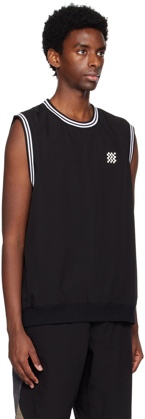 Manors Golf Black Course Vest
