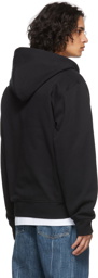 Helmut Lang Black Sport Zip-Up Hoodie