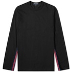 Comme des Garcons Homme Long Sleeve Side Taped Tee