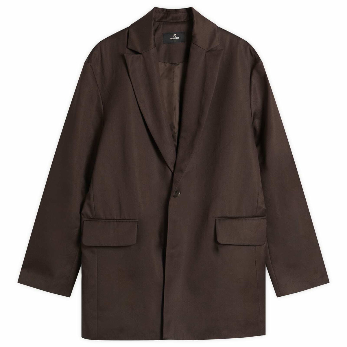 Represent Women's Crimp Blazer in Black Coffee