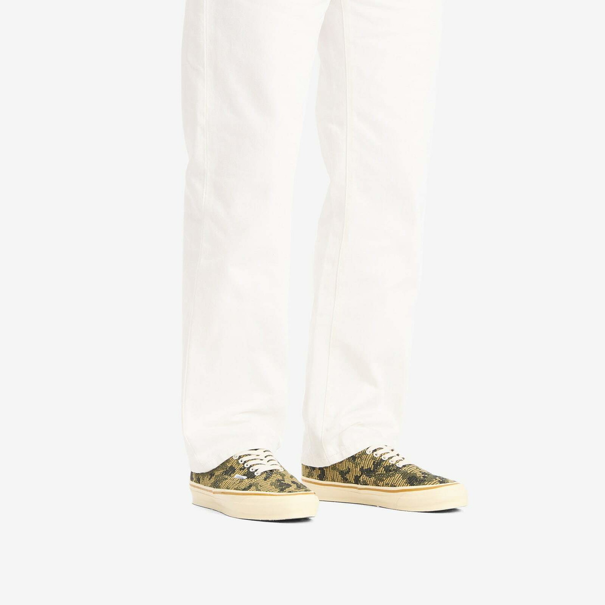 Vans LX Authentic 44 Sneaker in Camo/Antique Gold
