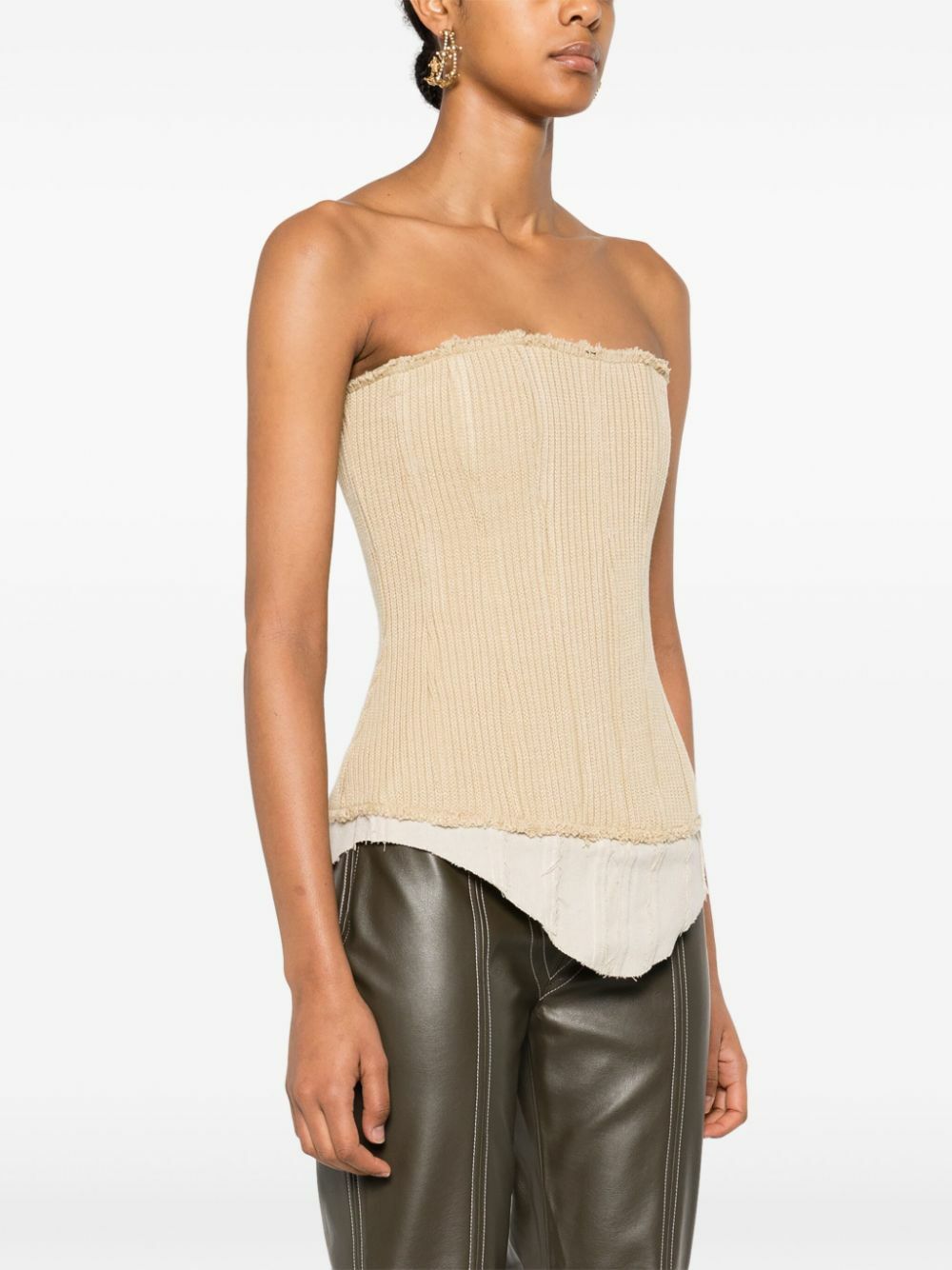 Elena Velez Knitted Corset Top Elena Velez