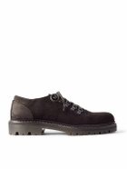 Mr P. - Suede Derby Shoes - Brown