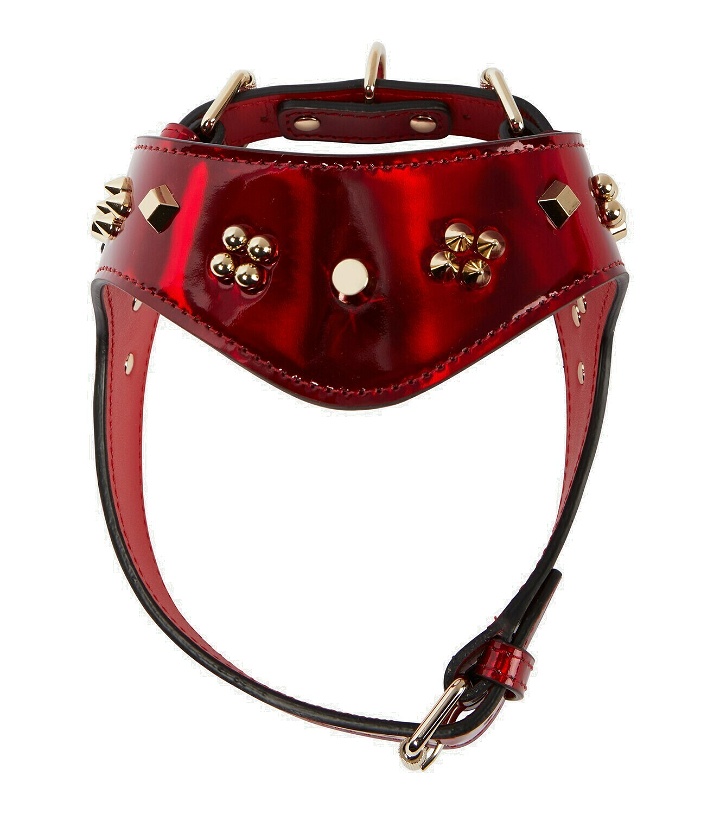 Photo: Christian Louboutin - Loubiharness S embellished leather dog harness