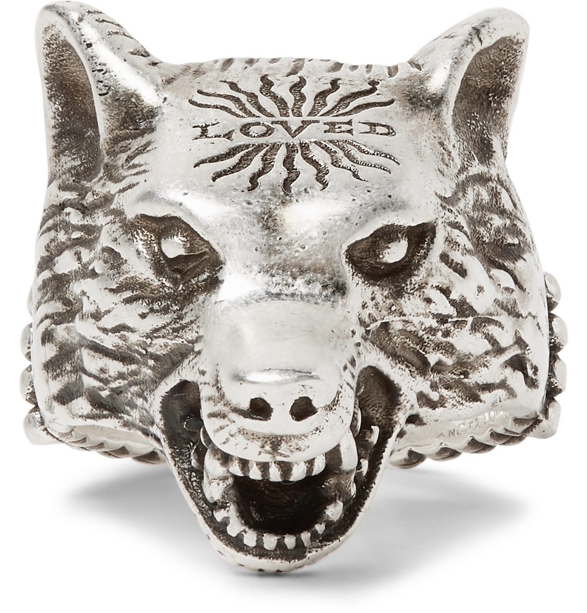 Gucci Anger Forest Eagle Head Ring In Sterling Silver – Gavriel.us