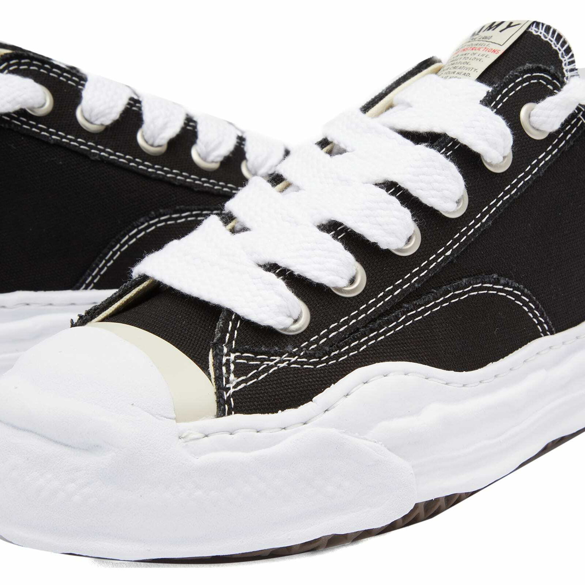Maison MIHARA YASUHIRO Men s Hank Low Original Sole Toe Cap Canvas 