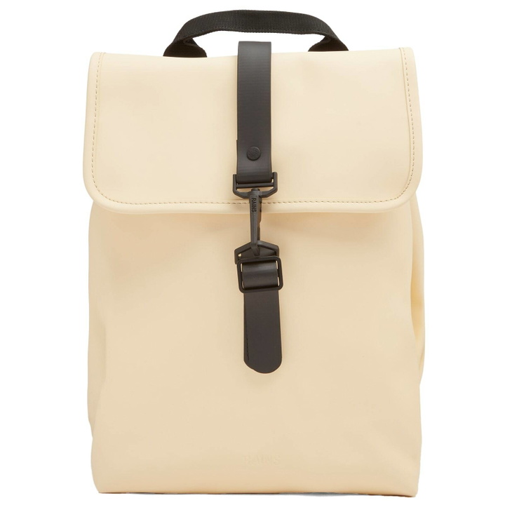 Photo: Rains Women's Bucket Backpack in Gleam 