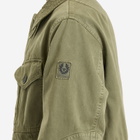 Belstaff Men's Cotton Sateen Field Jacket in Surplus Green