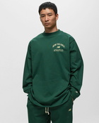 New Balance Athletics Varsity Graphic Mock Longsleeve Green - Mens - Longsleeves