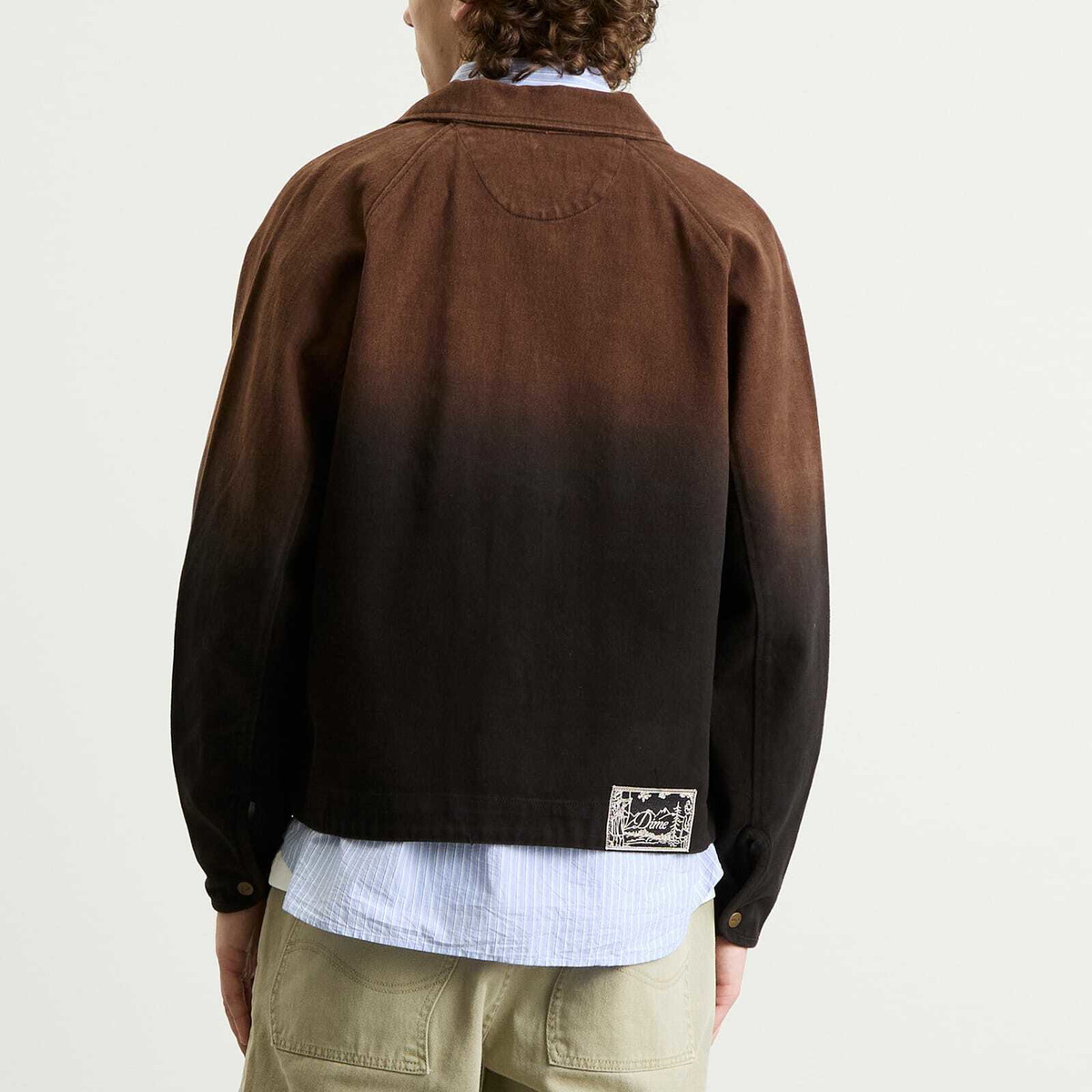 Dime Men's Dipped Chore Jacket in Brown
