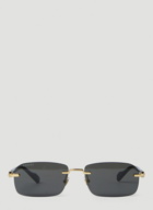 GG Rapper Sunglasses in Black