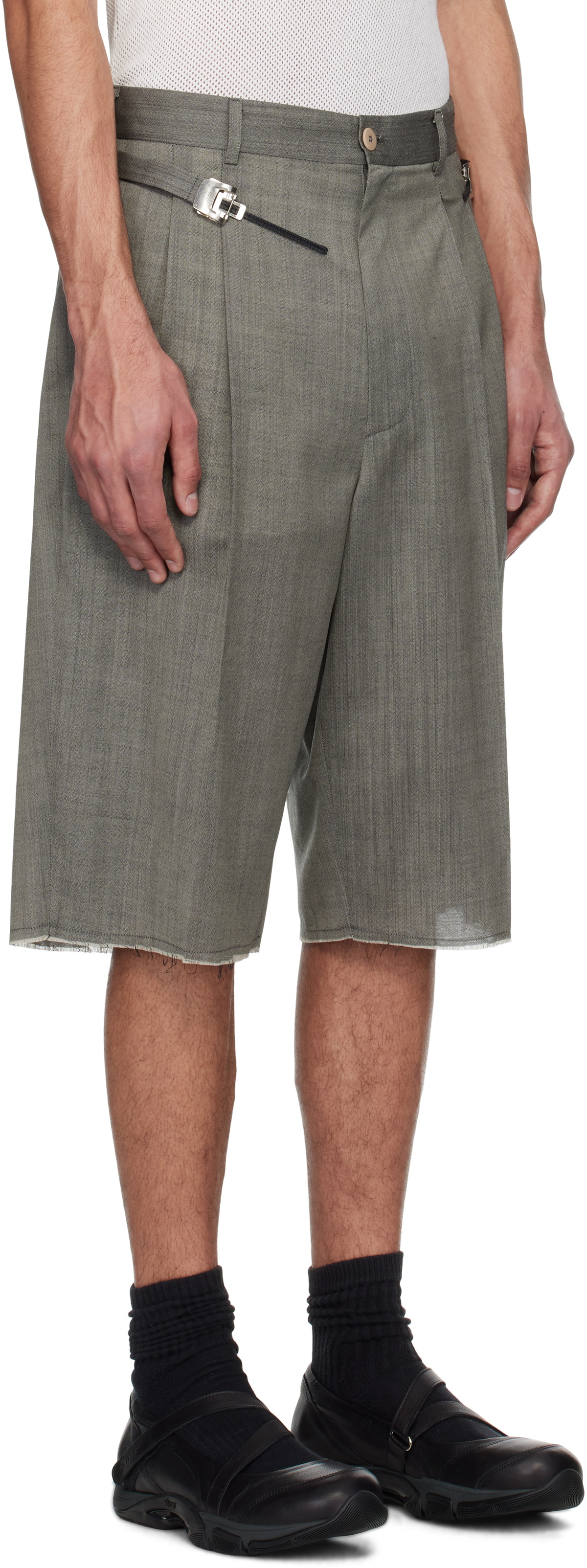 Magliano Gray Regolatore Shorts