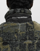 Thisisneverthat Sp Sherpa Fleece Jacket Brown/Green - Mens - Fleece Jackets