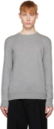 ZEGNA Gray Crewneck Sweater