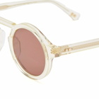 Oscar Deen Panda Sunglasses in Champagne/Brown 