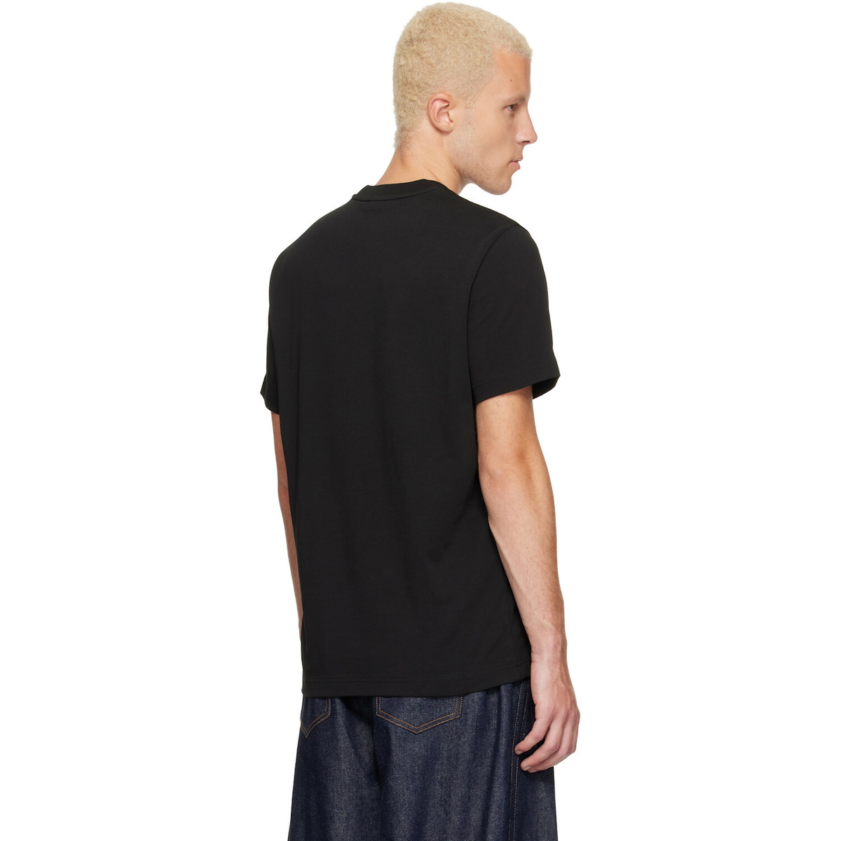 Moncler Black Logo Cotton T-shirt