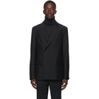 Acne Studios Black Double-Breasted Blazer